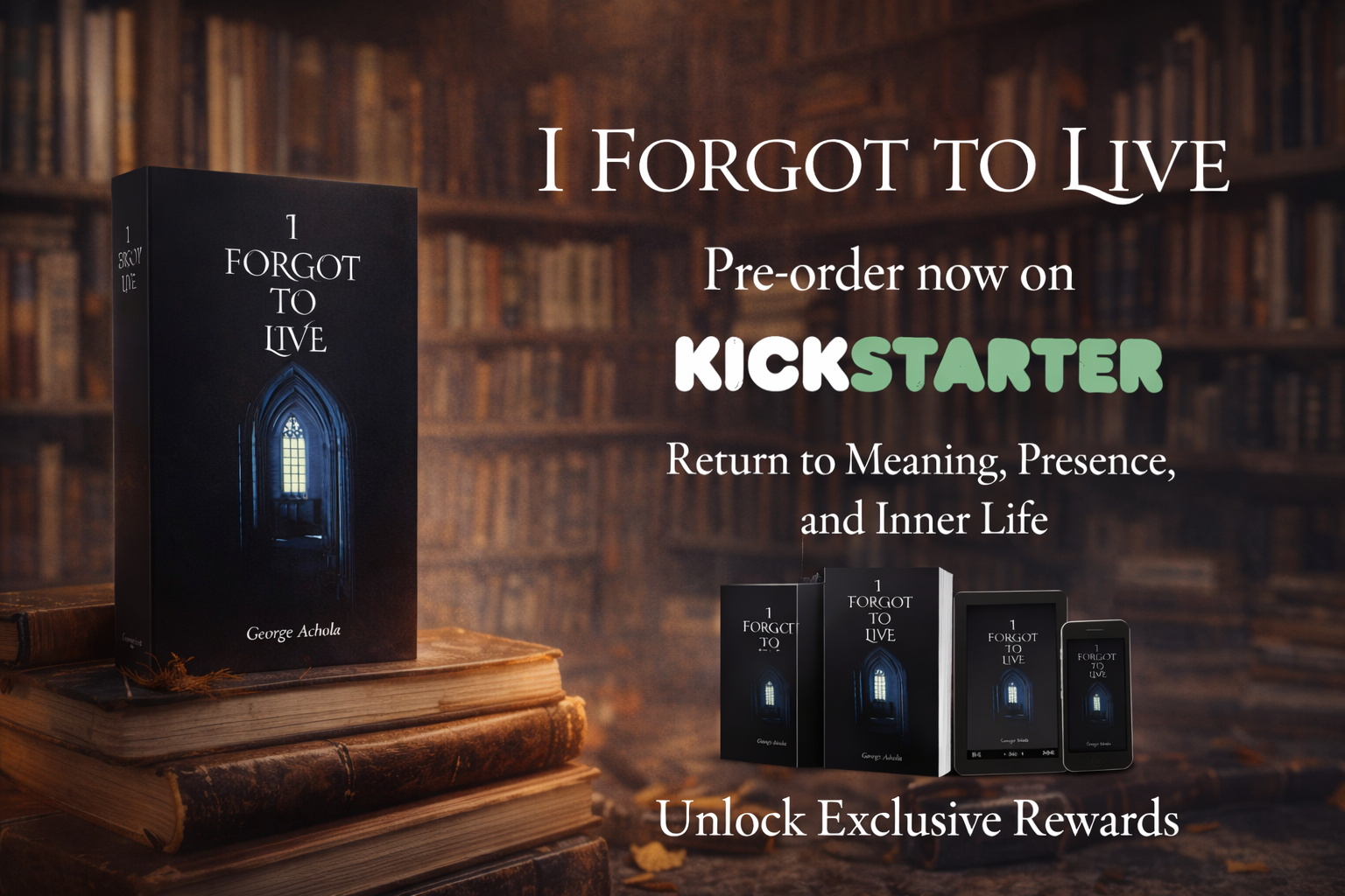 Make 100 Books: I Forgot To Live